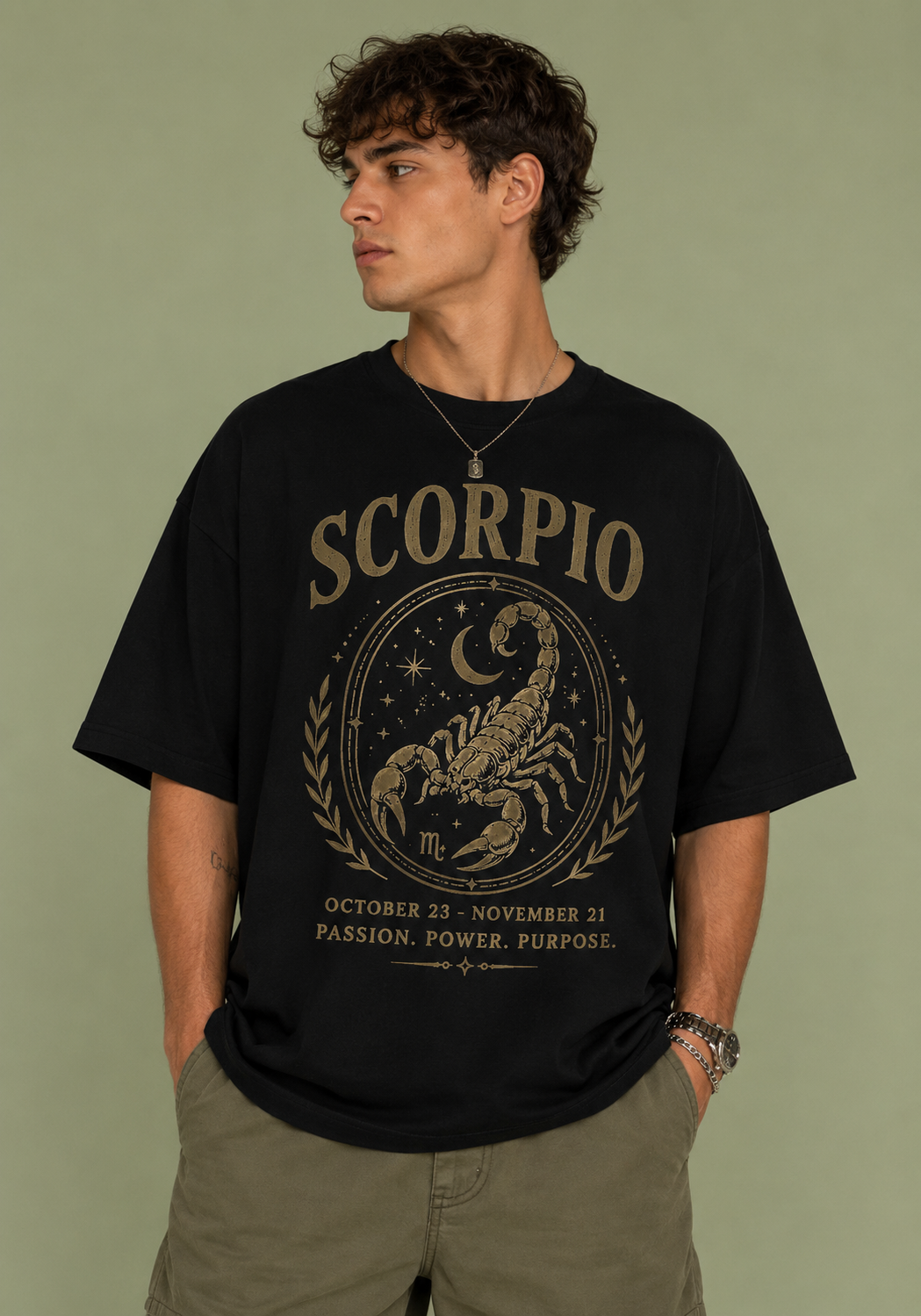 Scorpio Astrology Premium Oversized T-Shirt