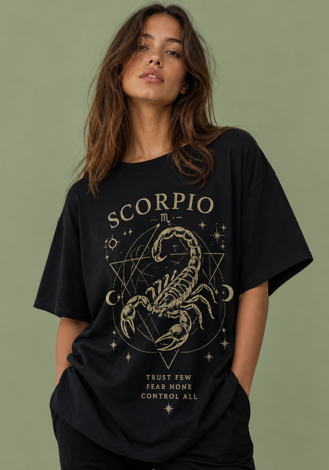Scorpio Celestial Premium Oversized T-Shirt