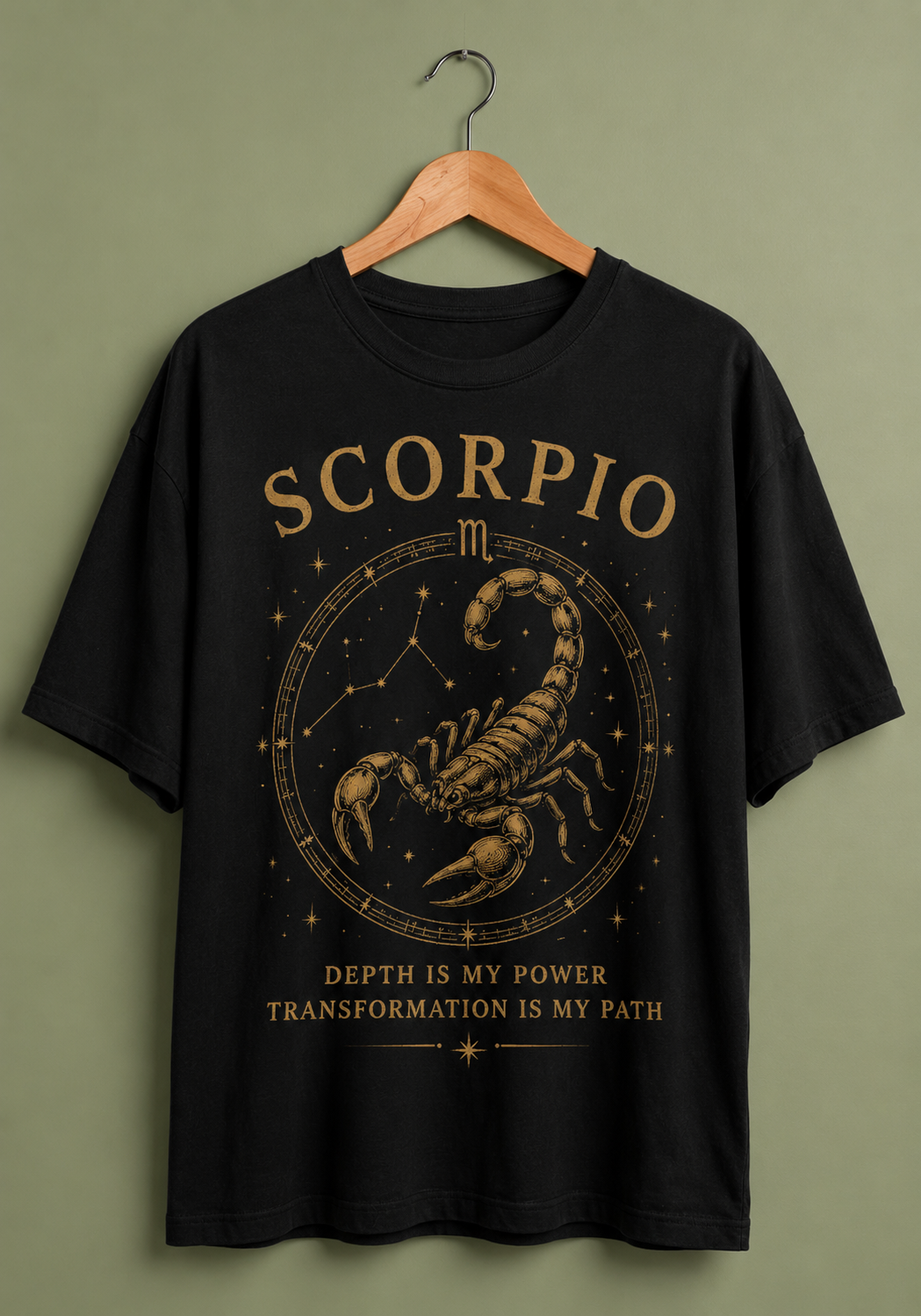Scorpio Constellation Premium Oversized T-Shirt