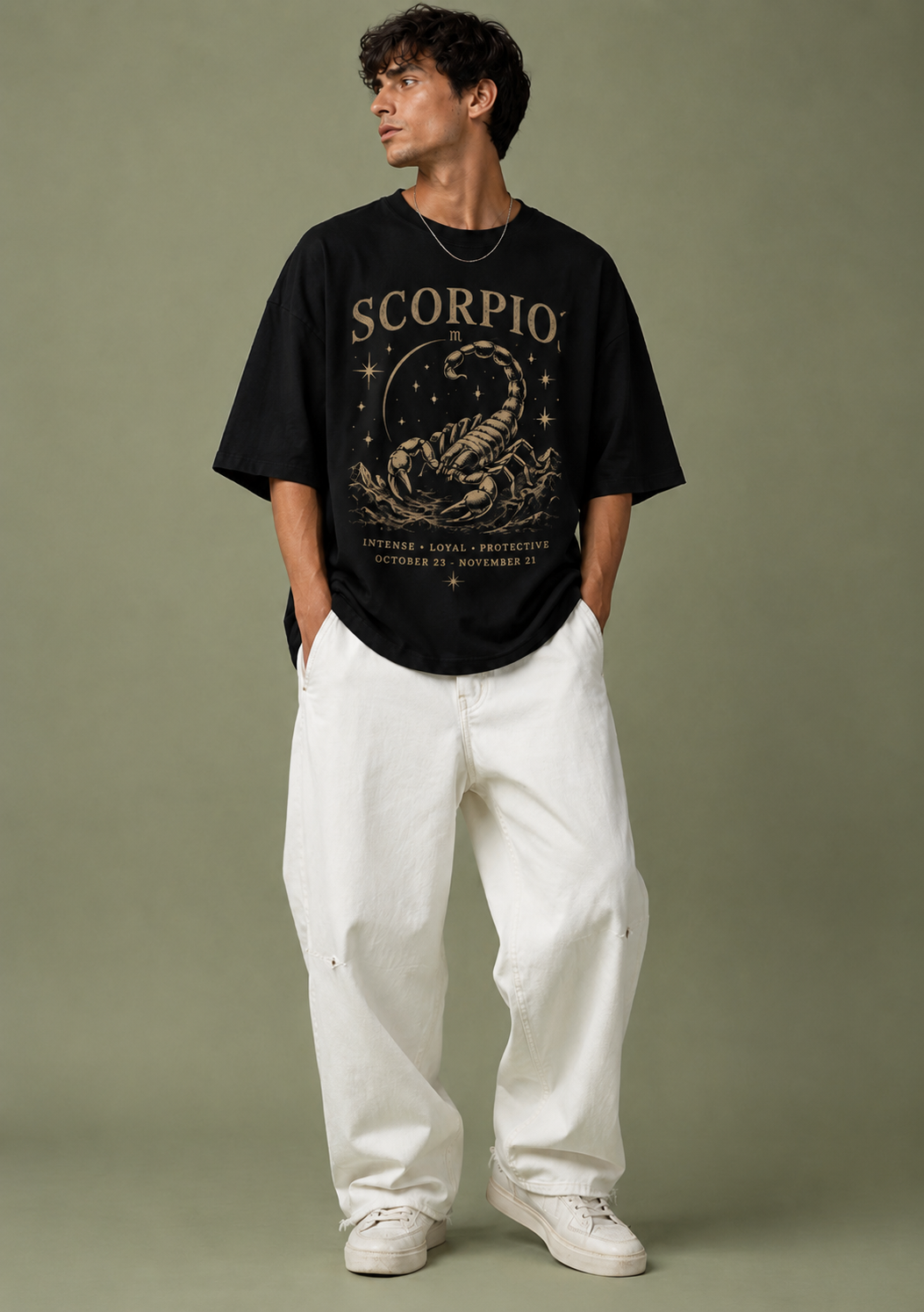Scorpio Moon Premium Oversized T-Shirt