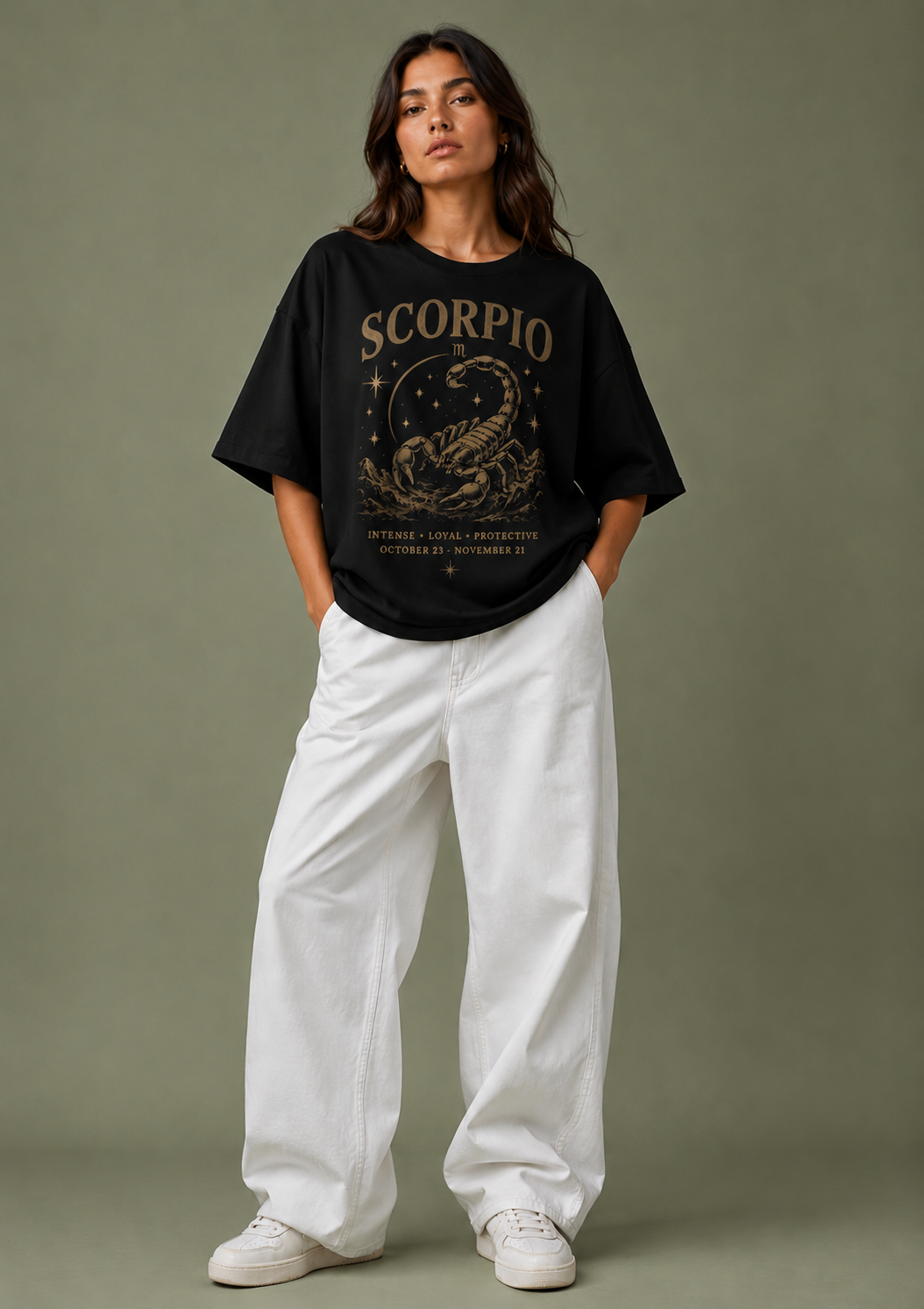 Scorpio Moon Premium Oversized T-Shirt