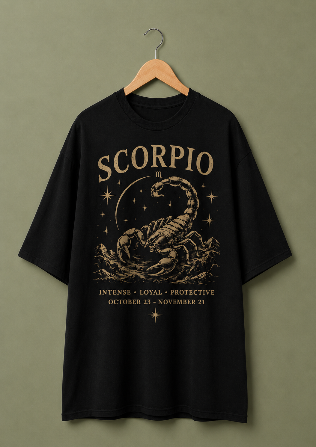 Scorpio Moon Premium Oversized T-Shirt