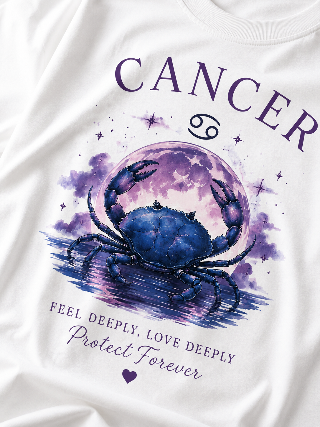 Cancer Moonlit Soul Premium Oversized T-Shirt