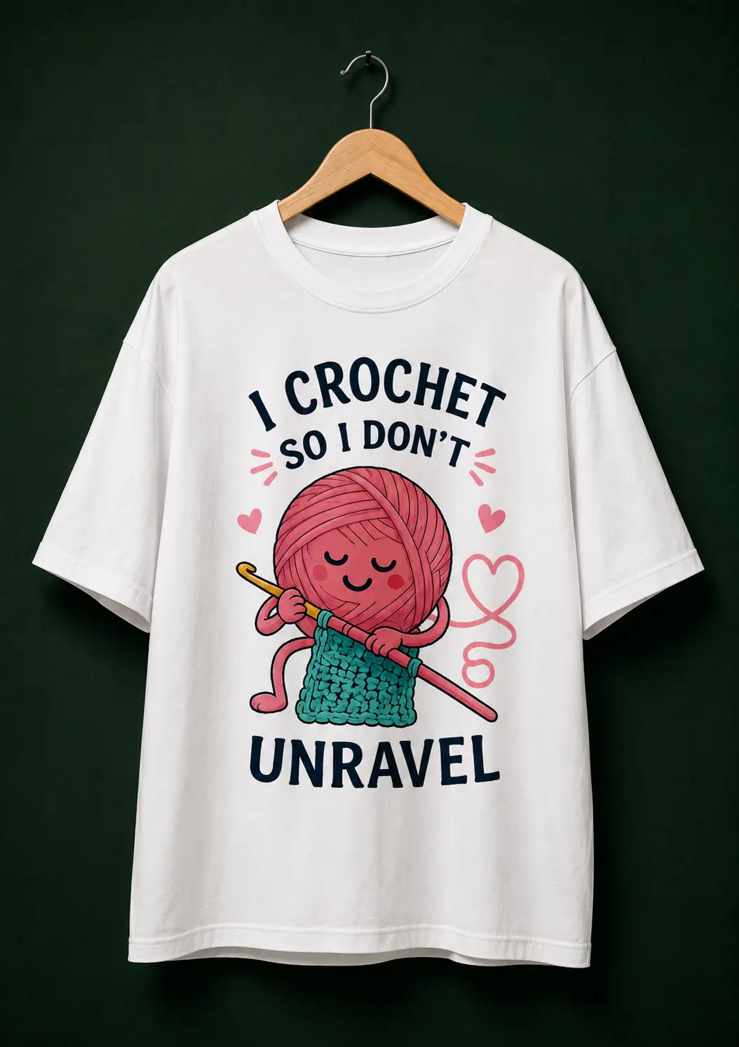 Crochet Artist Unravel Oversized T-Shirt
