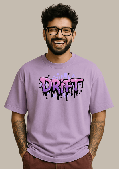 DRIFT Drop‑Shoulder Oversized Tee — Navy Edition