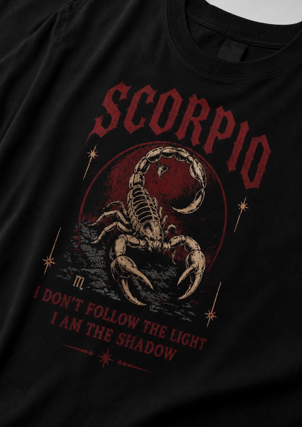 Scorpio Shadow Premium Oversized Zodiac T-Shirt