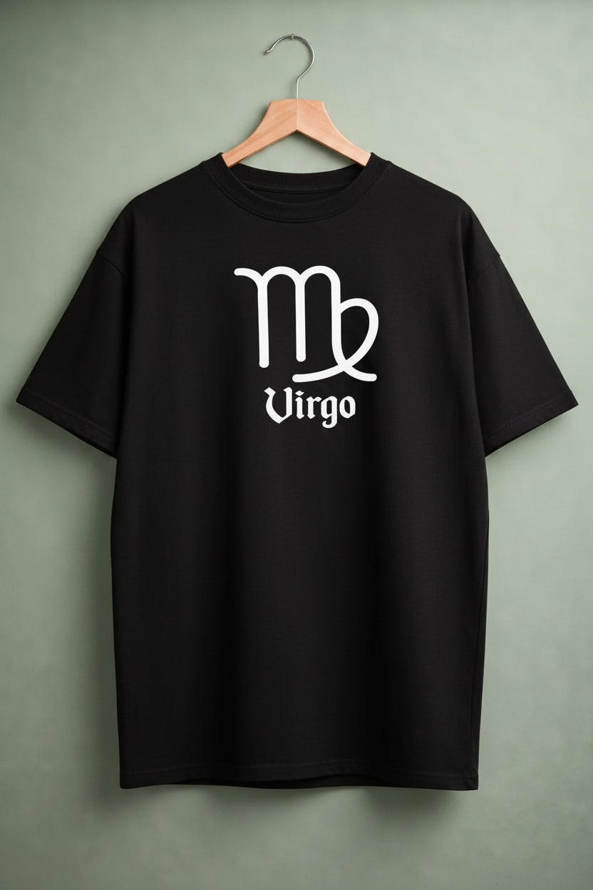 240gsm loopknit oversized black t-shirt