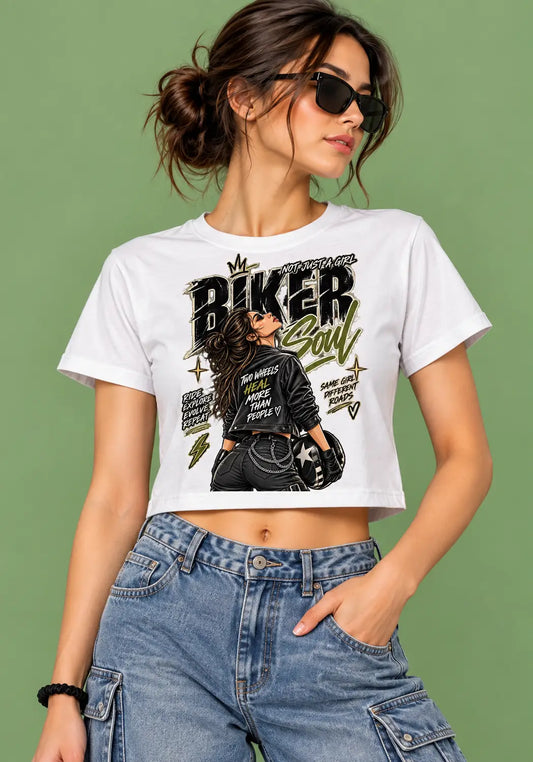 Biker Soul Crop Top