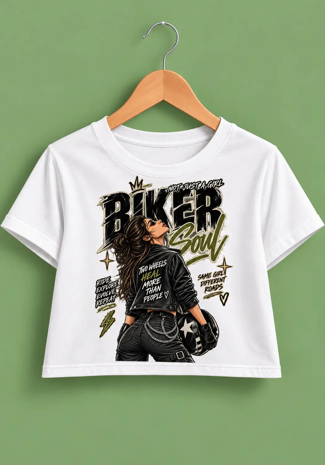 Biker Soul Crop Top