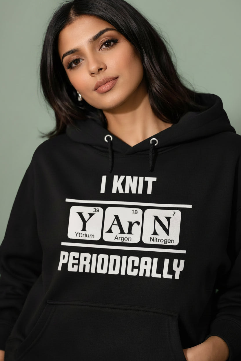 woman wearing a black premium oversized hoodie 