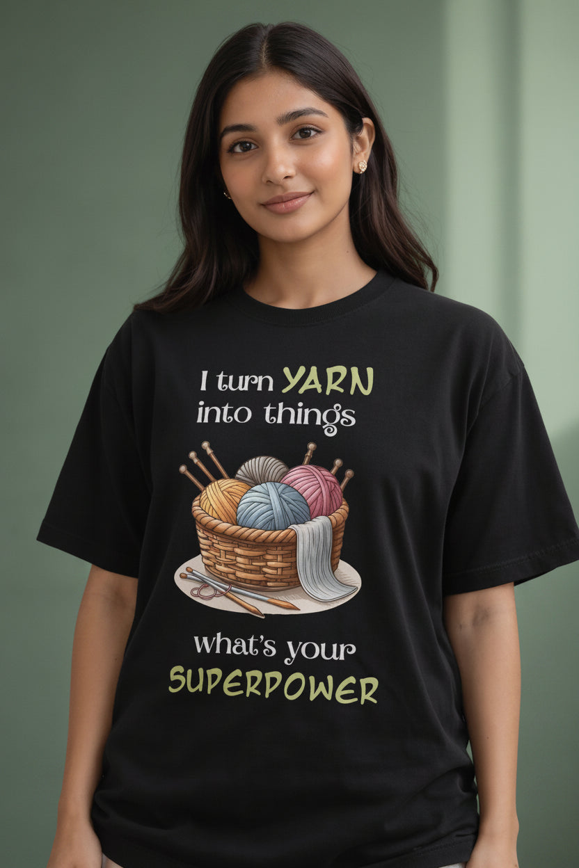 Yarn Superpower Oversized T-Shirt