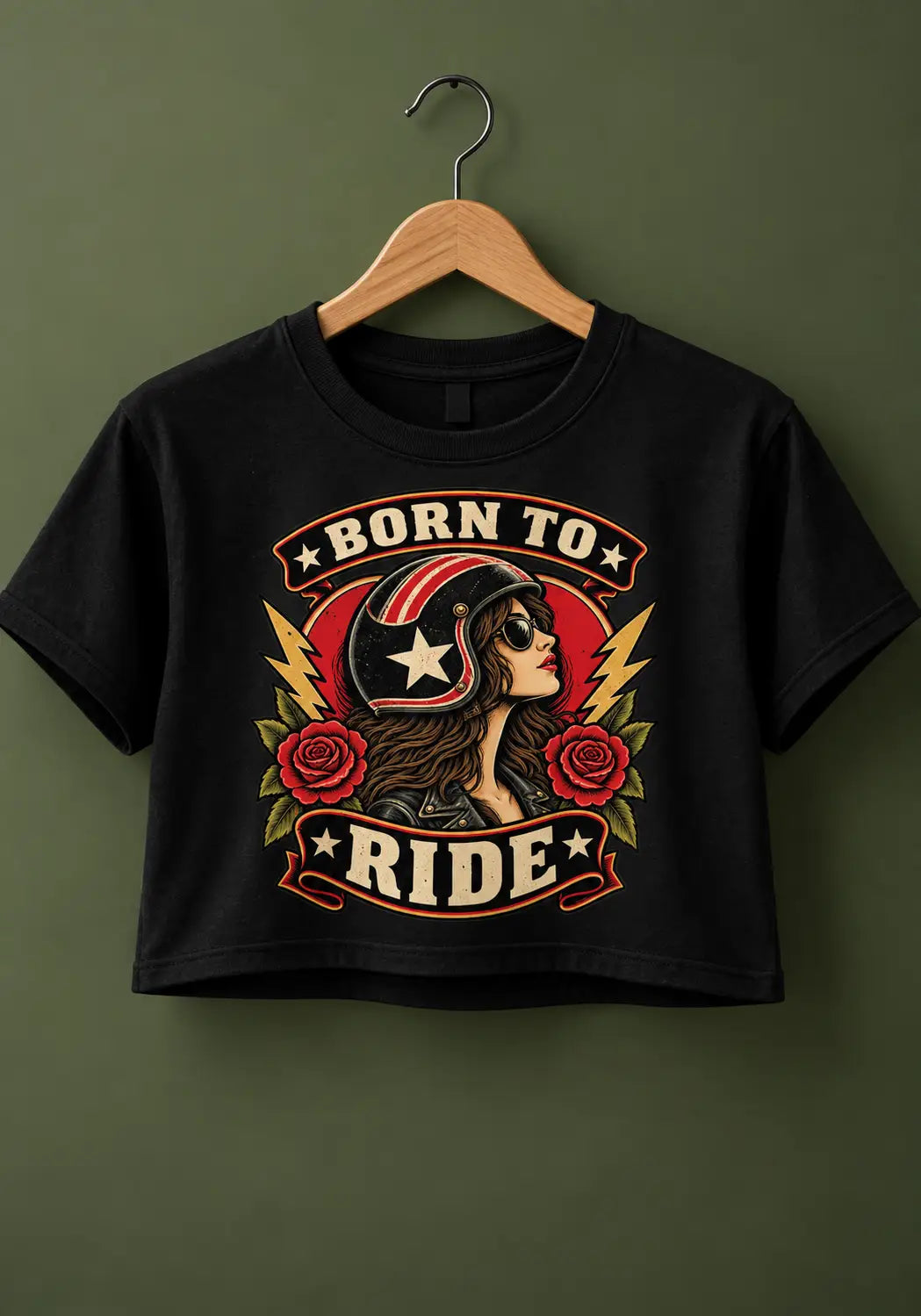 Born to Ride Crop Top