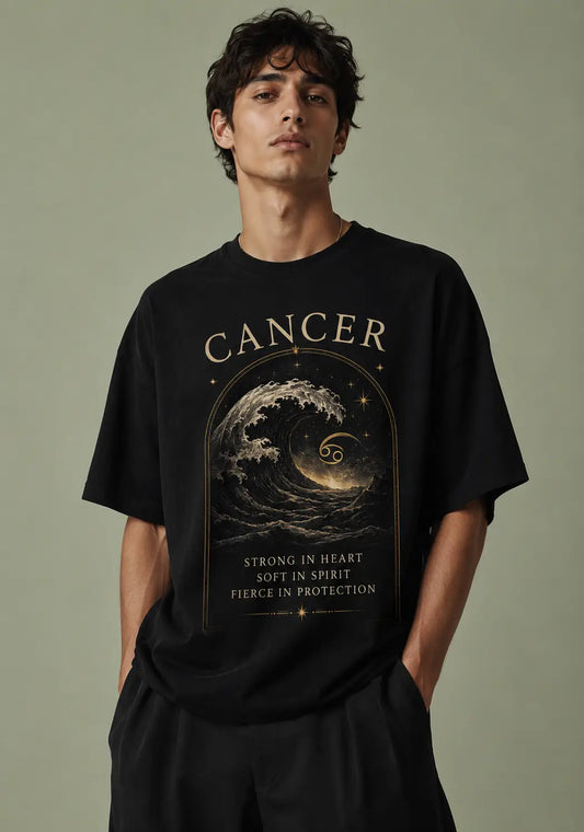 Cancer Strong Heart Soft Spirit Oversized T-Shirt