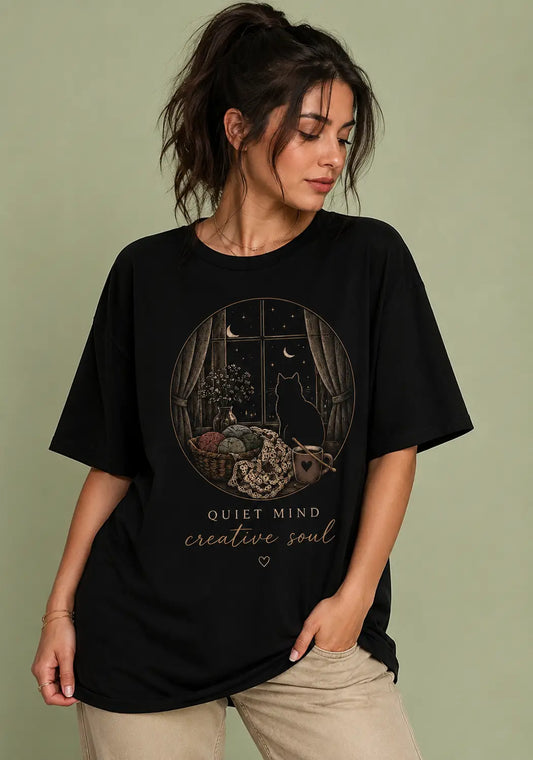 Midnight Muse Oversized T-Shirt