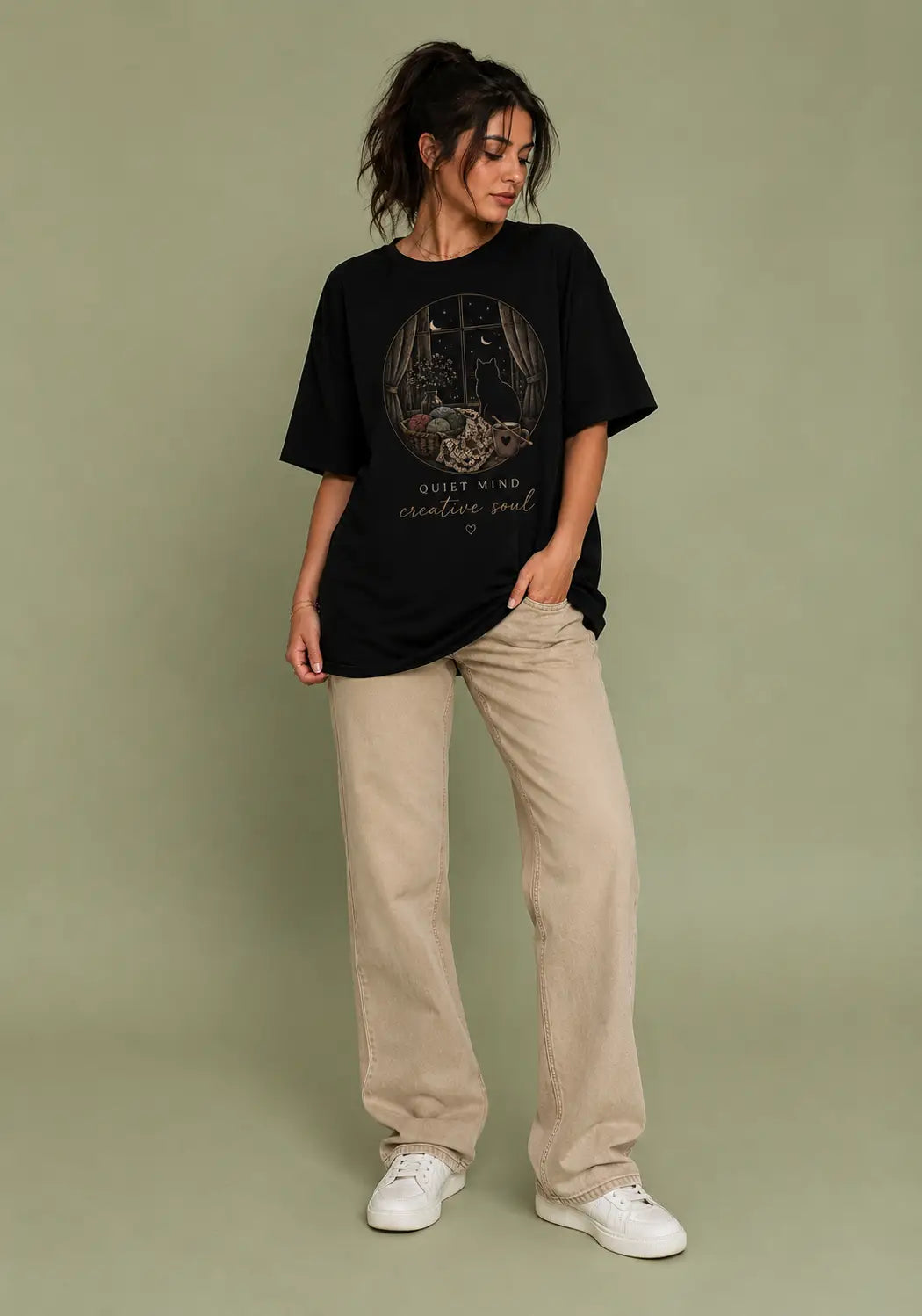 Midnight Muse Oversized T-Shirt