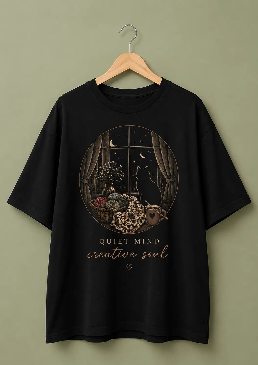 Midnight Muse Oversized T-Shirt