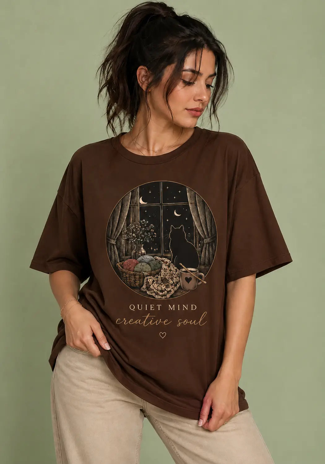 Midnight Muse Oversized T-Shirt