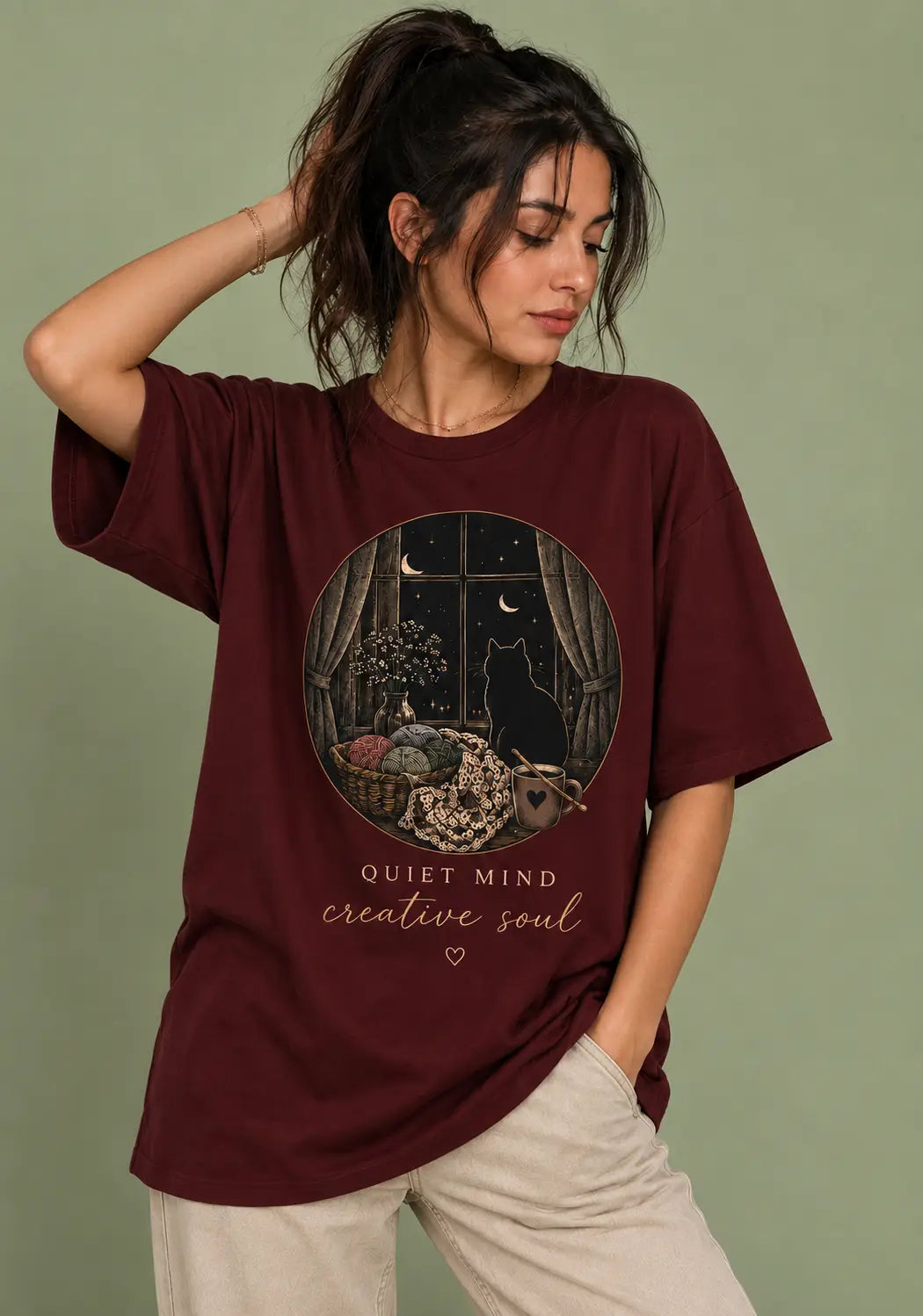 Midnight Muse Oversized T-Shirt