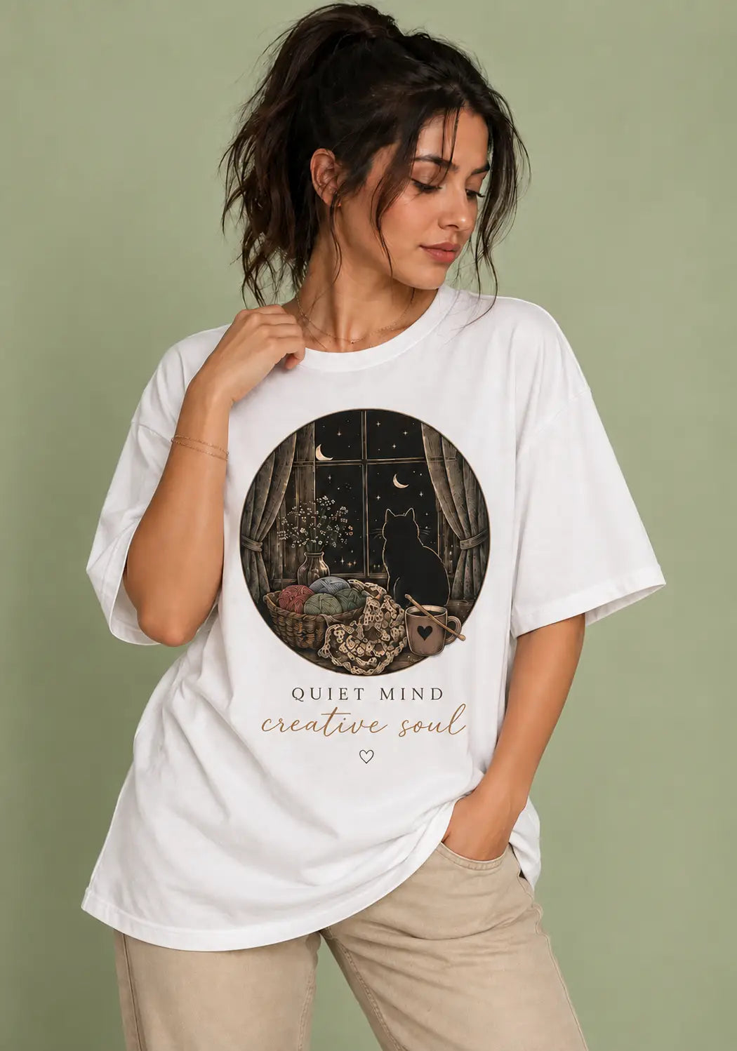 Midnight Muse Oversized T-Shirt