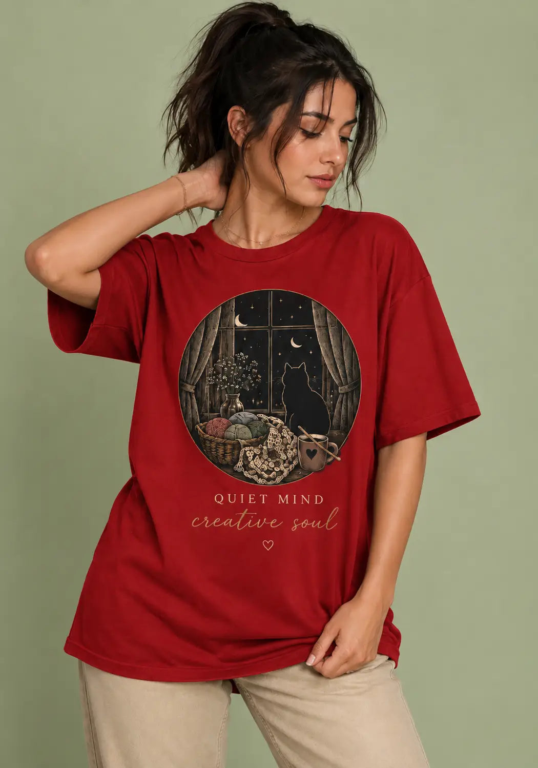 Midnight Muse Oversized T-Shirt