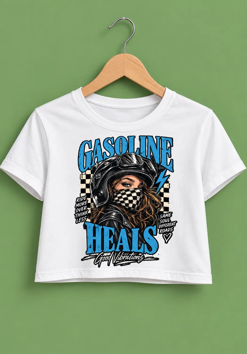 Gasoline Heals Crop Top