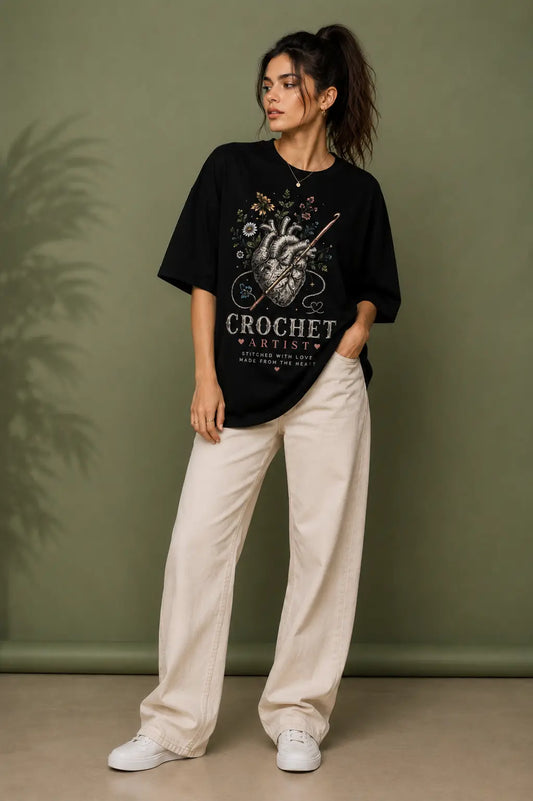 Hook & Heart Oversized T-Shirt