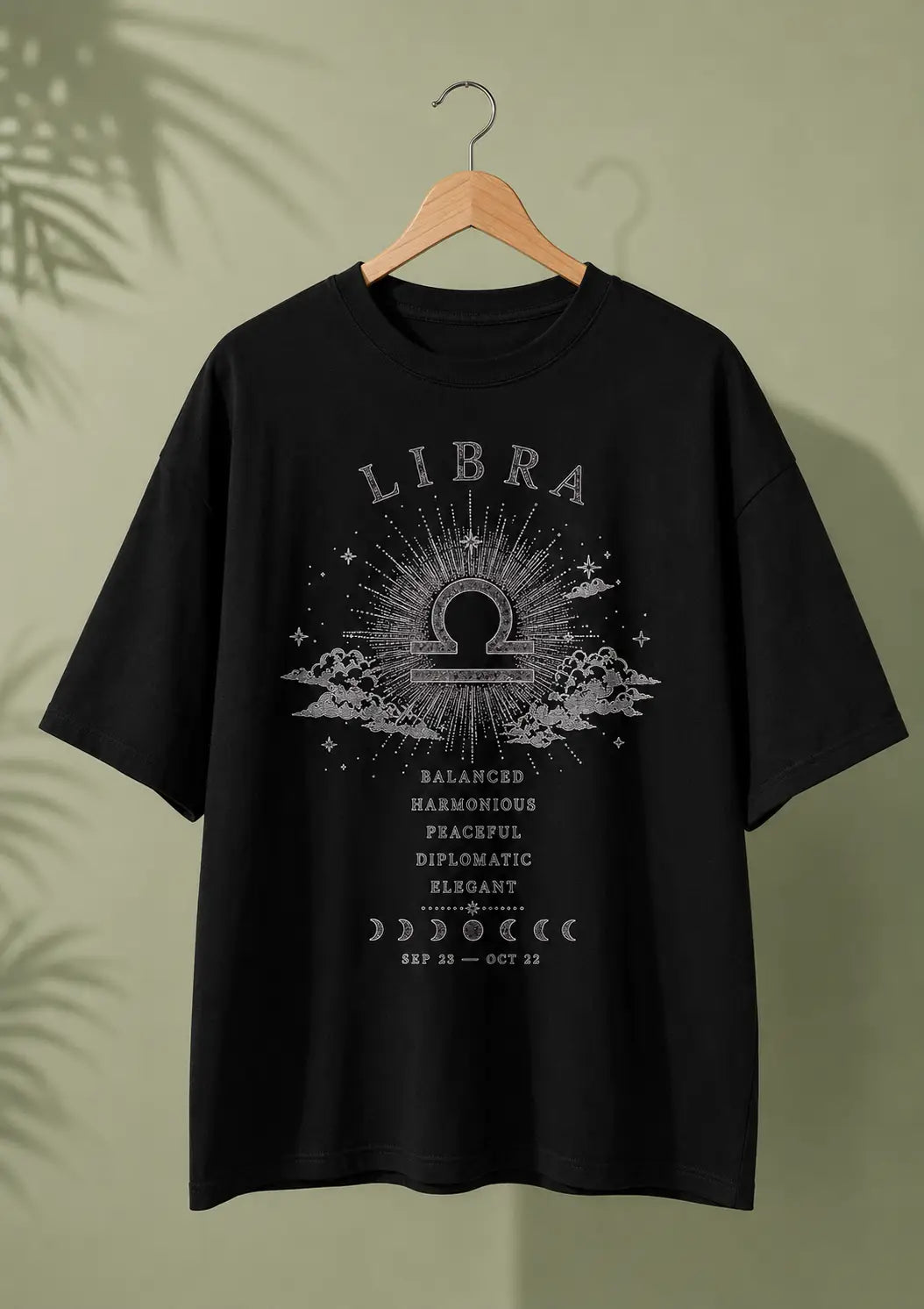 Libra Celestial Harmony Oversized T-Shirt