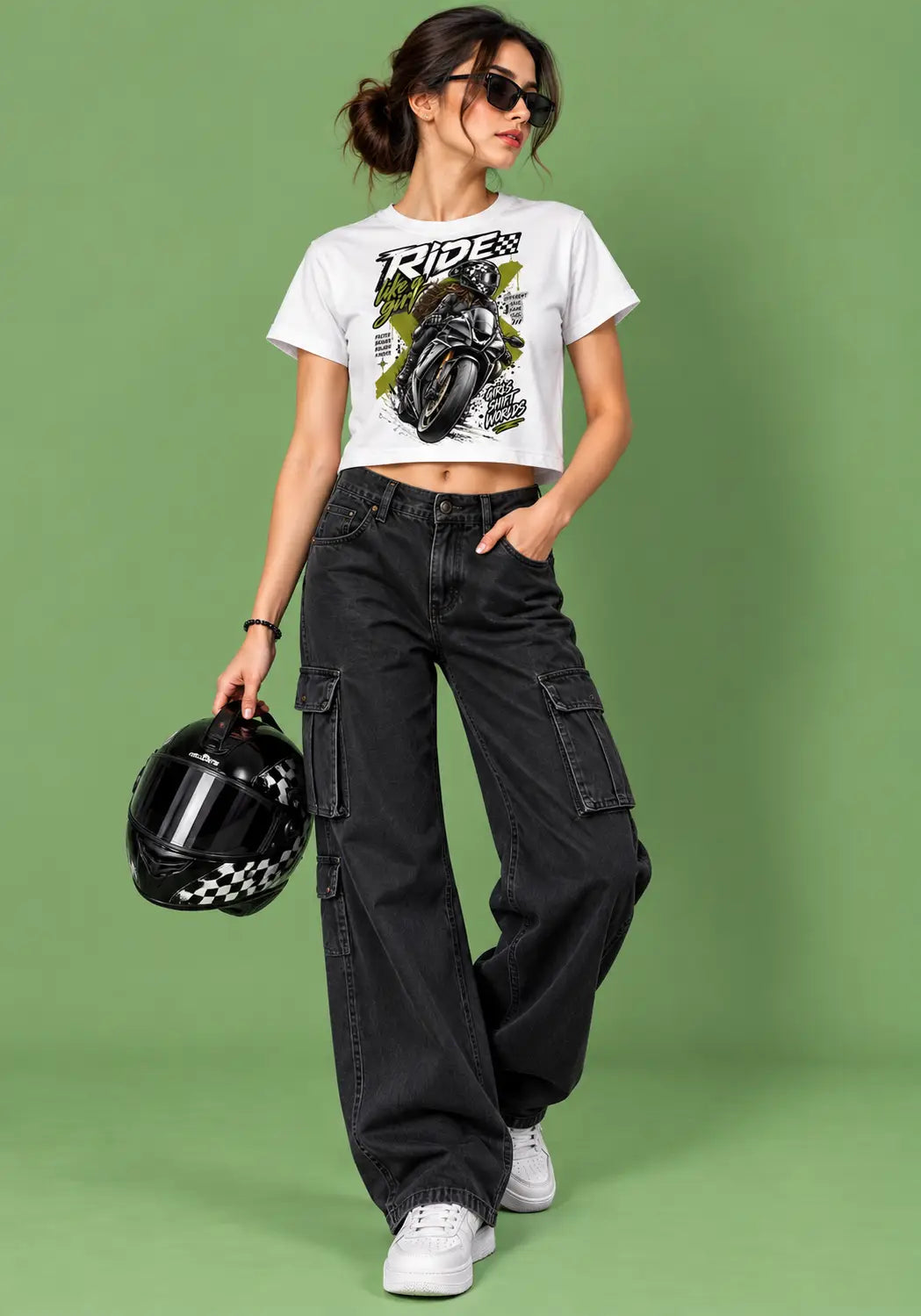 Ride Like a Girl Crop Top
