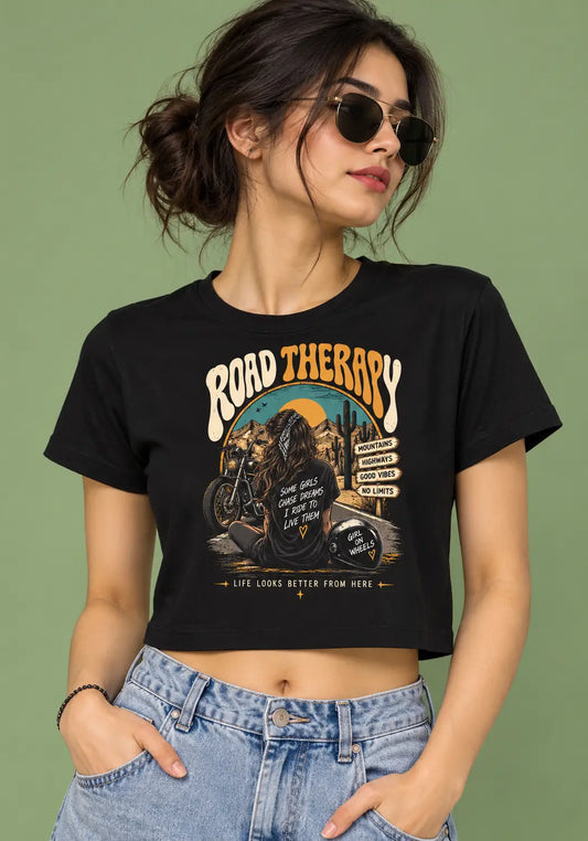 Road Therapy Crop Top