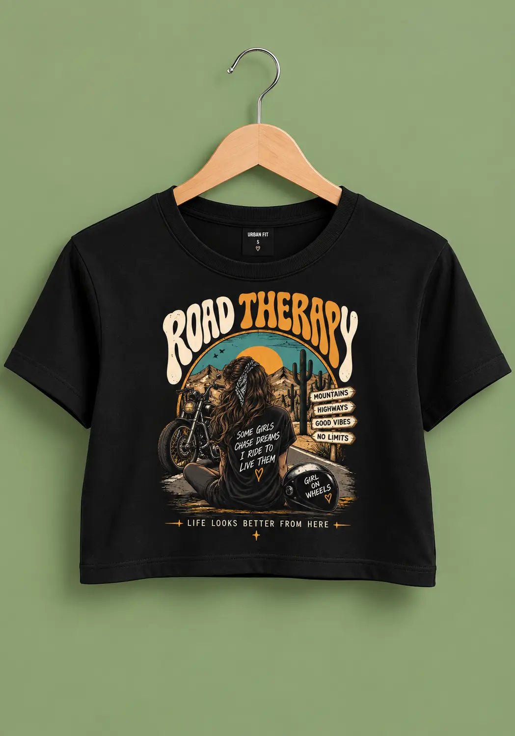 Road Therapy Crop Top