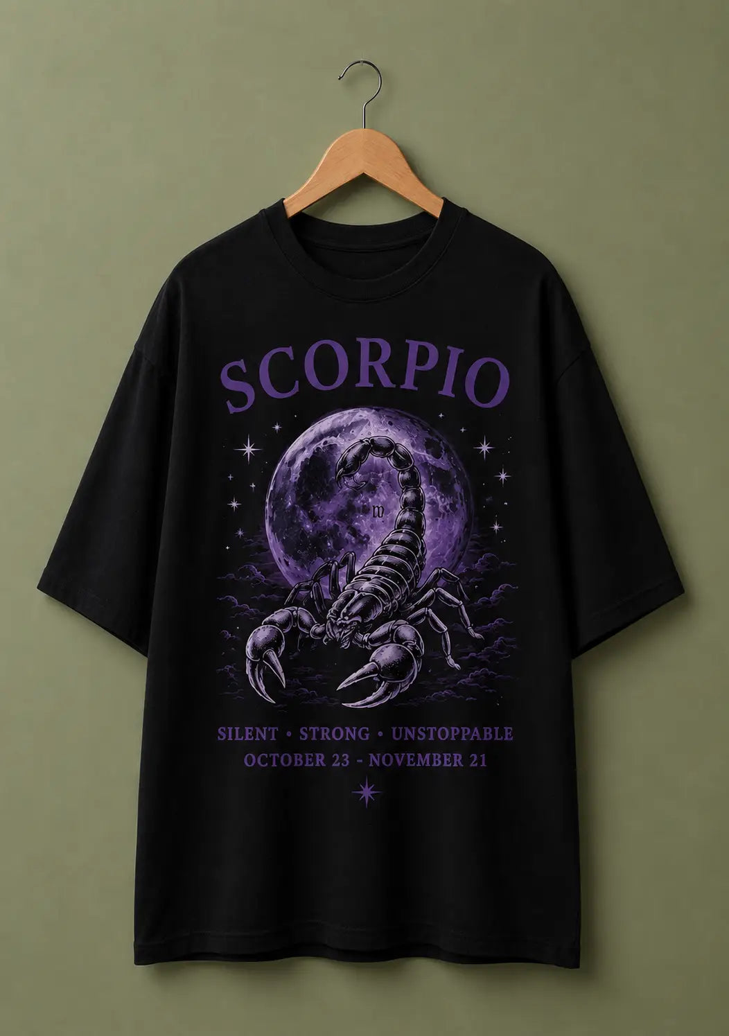 Scorpio Zodiac Oversized T-Shirt