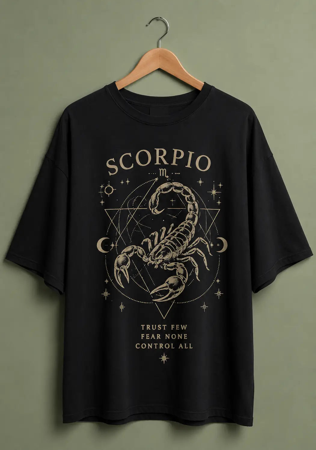 Scorpio Fear None Oversized T-Shirt