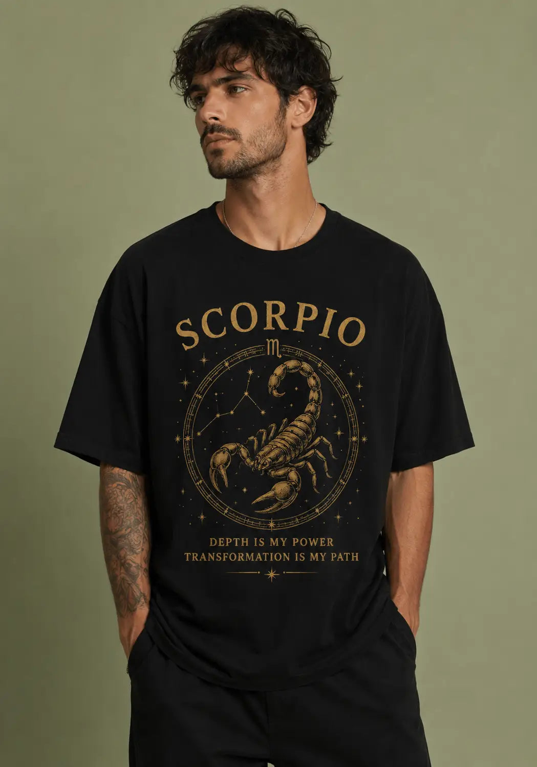 Scorpio Transformation Oversized T-Shirt