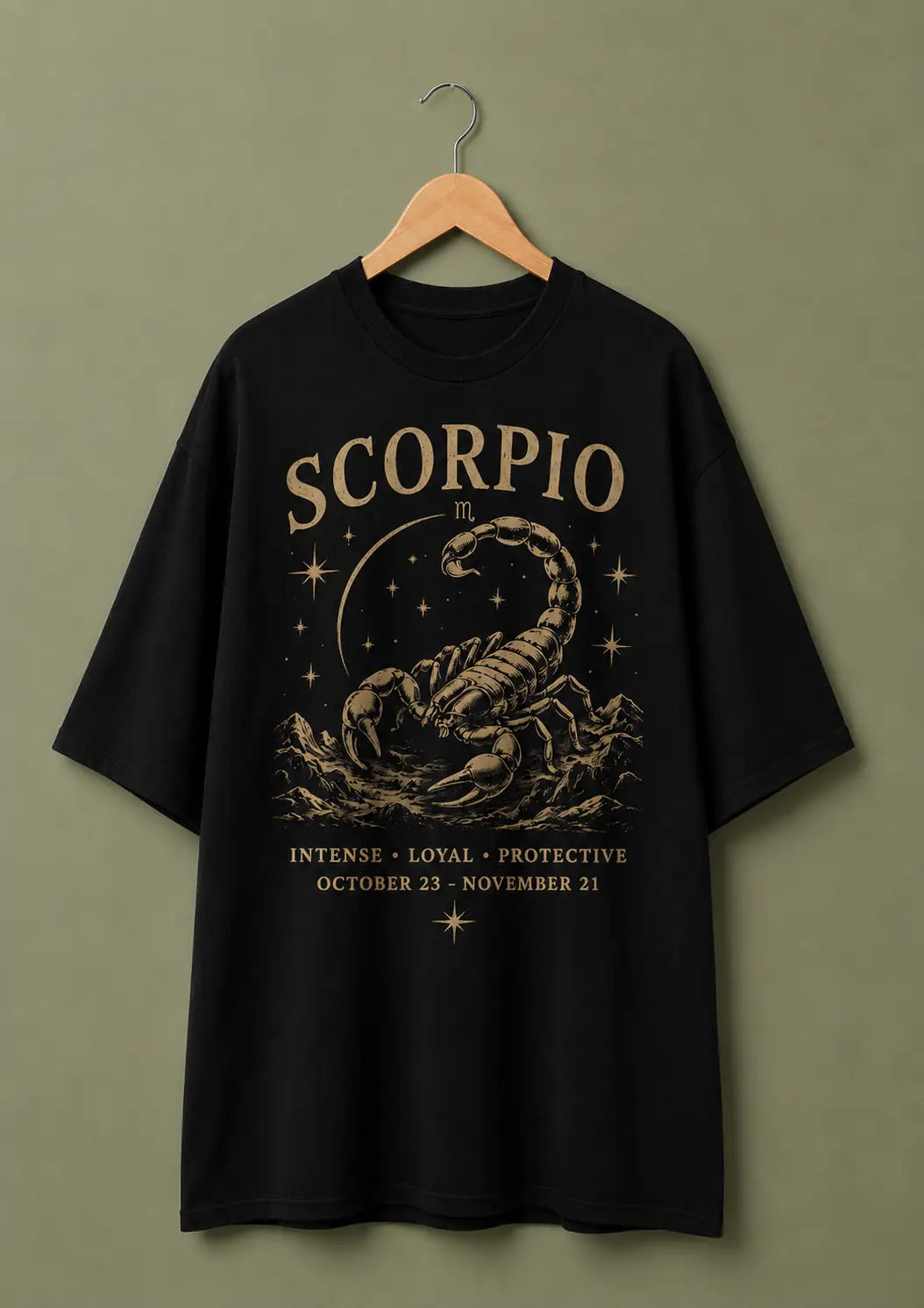 Scorpio Intense & Loyal Oversized T-Shirt