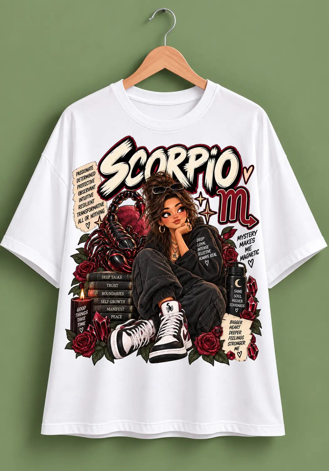 Scorpio Deep Feelings Oversized T-Shirt
