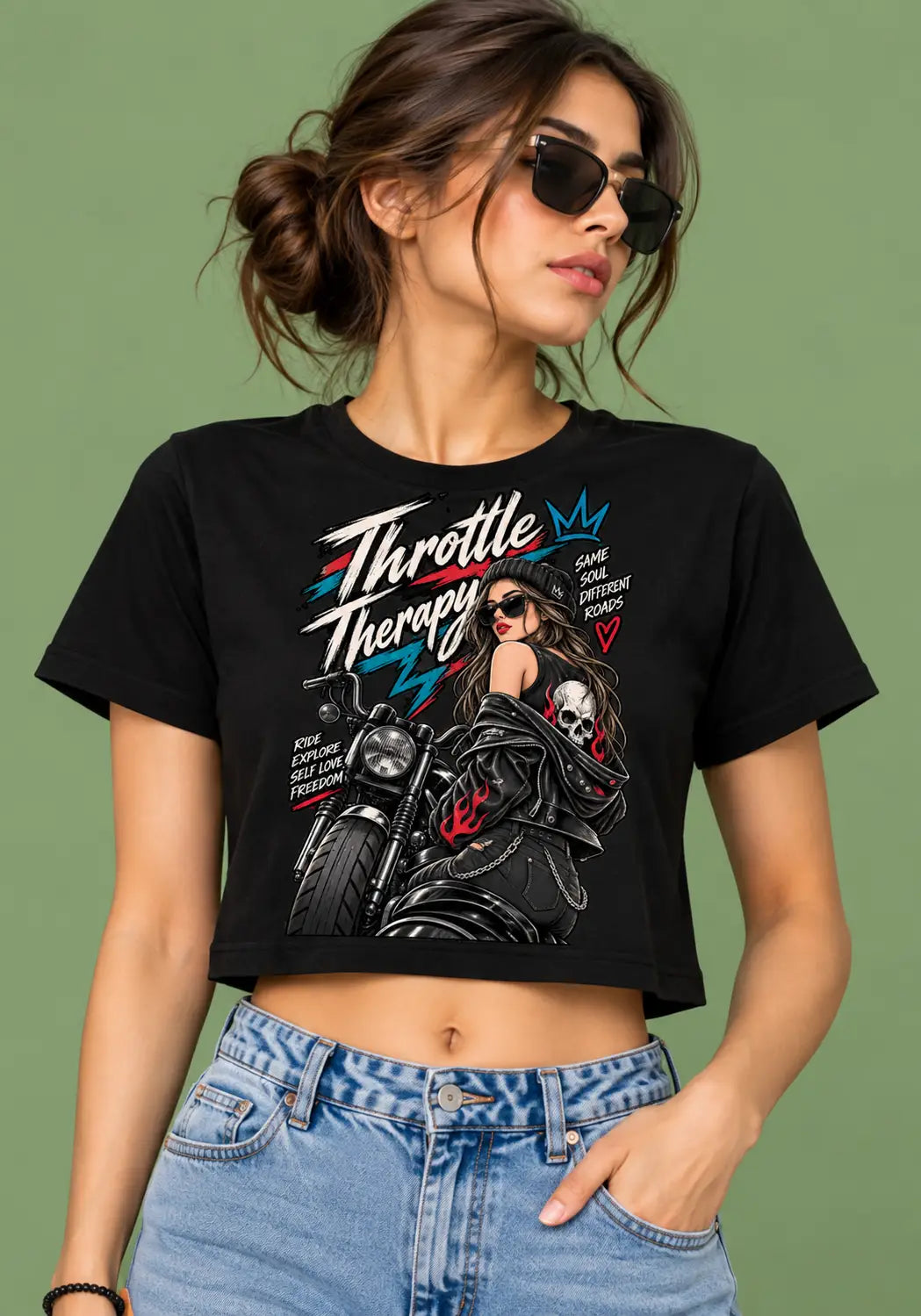 Throttle Therapy Crop Top