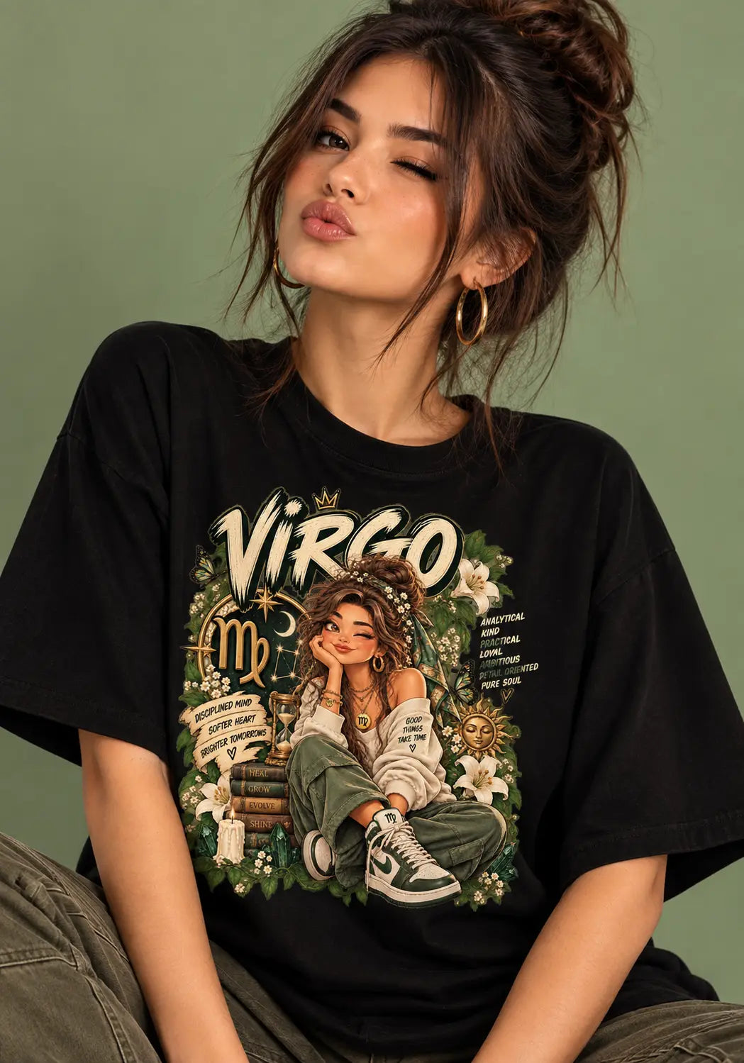 Virgo Girl Oversized T-Shirt
